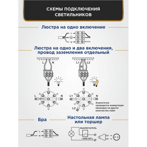 Люстра потолочная 5 плафонов Е27 стекло S2620-5